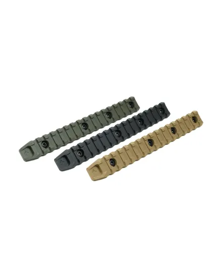 Szyna Picatinny 16 slot. montowana na M-LOK coyote